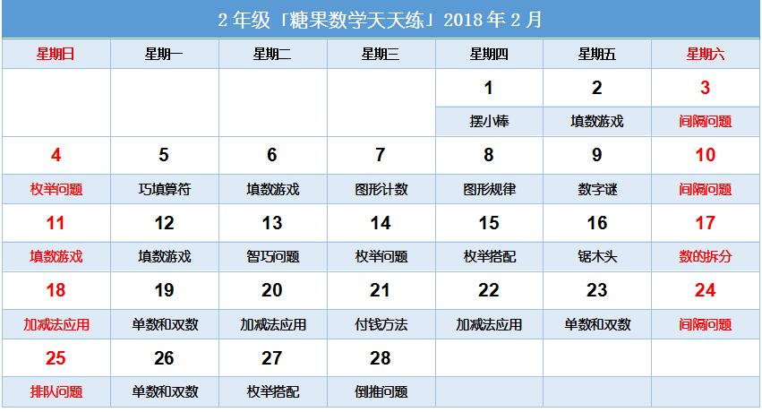.jpg 天天练目录2年级2月.jpg
